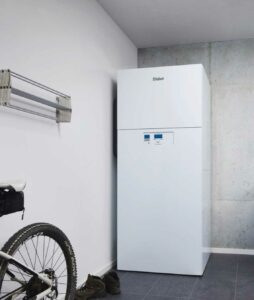 pompe à chaleur vaillant installée en intérieur